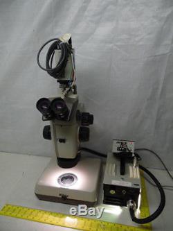 Nikon SMZ-U Zoom 110 Stereozoom Microscope with Light Source, Camera + Objective