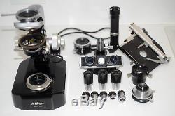 Nikon Trinocular microscope objectives incident light epi-illumination accessory
