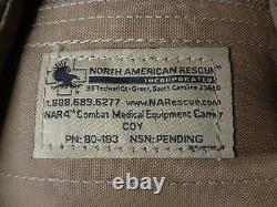 North American Rescue NAR 4 Combat Medical Equipment Bag Coyote Brown 80-0179
