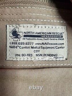 North American Rescue NAR 4 Combat Medical Equipment Bag Coyote Brown NO INSERTS