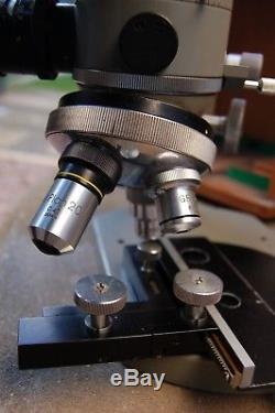 OLYMPUS MJ Binocular Microscope 4 Objectives