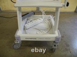 OLYMPUS TC-C2 COMPACT TROLLEY With SONY LMD-1420MD MEDICAL MONITOR & TRIPPLITE PDU