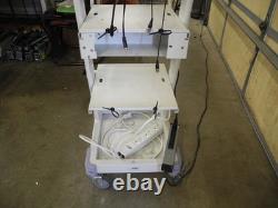 OLYMPUS TC-C2 COMPACT TROLLEY With SONY LMD-1420MD MEDICAL MONITOR & TRIPPLITE PDU