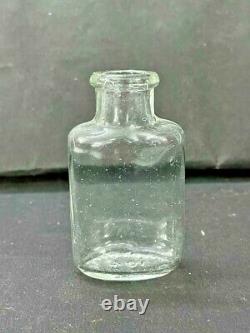 Old Vintage Rare Wellcome Chem Works Medical Equipment Glass Bottle, Collectible