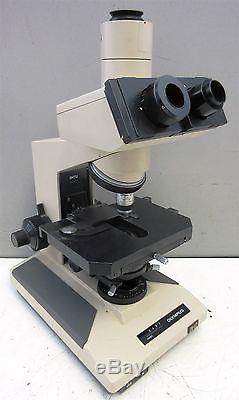 Olympus BH2 Trinocular Microscope with Video Mount/Photo Tube Adapter & Objectives