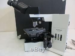 Olympus BX40 Microscope with Three Objectives and Carry Case