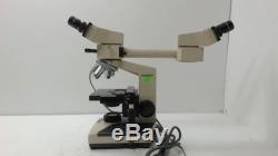 Olympus CH-2 Two Head Binocular Microscope with 4 Objective Lenses