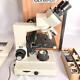 Olympus Microscope UNILUX-12 White Showa Vintage Medical Lab Equipment