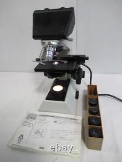 Olympus Optical Microscope CH20 Black White with Lens Medical Lab Equipment