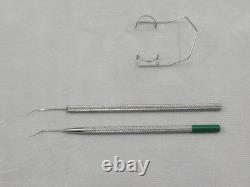 Ophthalmic Cataract Surgery Instrument Set 12 Piece with Aesculap Sterilization
