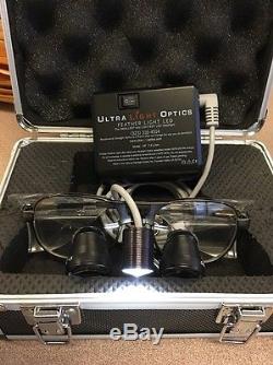 Orascoptic 2.5 Dental Loupes And Ultralight LED with 3 Batteries WOW