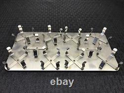 Orbital Shaker 10-Place 50mL Rectangle Flask Rack for Platform Mixer 10-1/8x5