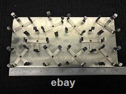 Orbital Shaker 10-Place 50mL Rectangle Flask Rack for Platform Mixer 10-1/8x5