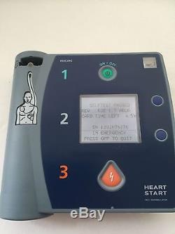 PHILIPS HEARTSTART FR2+ defib AED Battery DP Pads Electrodes Memory Card