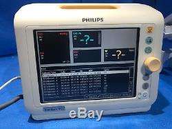 PHILIPS SureSigns VS3 Patient Monitor with SpO2 Masimo fingertip sensor & M1599B