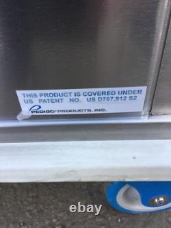 Pedigo Revolution Medical Case Cart Double Door with Stainless Shelves, WORKING