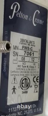 Pelton & Crane, Fws-c, Dental Delivery System