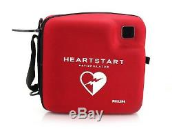 Philips FR2+ Heartstart AED Defibrillator ECG M3860A + Good Battery