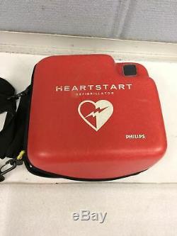 Philips Heart Start Fr2+ Defibrillator Medical Equipment +2xBattery/SmartPads II