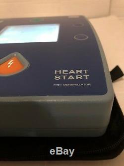 Philips HeartStart FR2+ AED Laerdal DEFIB GOOD Battery, Pads, case. Pass Check