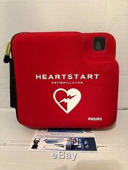Philips HeartStart FR2+ AED Laerdal DEFIB GOOD Battery, Pads, case. Pass Check