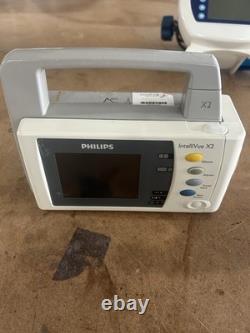 Philips IntelliVue X2 M3002A Portable MP2 Sp02 ECG MMS Patient Transport Monitor