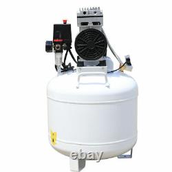 Portable Dental Medical Air Compressor Silent Noiseless Oil Free Oilless 40L110V