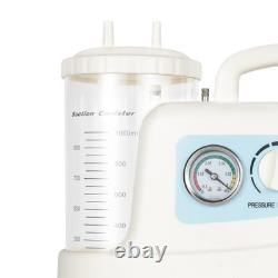 Portable Medical Electric Suction Machine High Vacuum Cleaner 7E-A AC 110V PVC