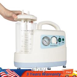 Portable Medical Vacuum Aspirator Machine Emergency Dental Phlegm Suction Unit