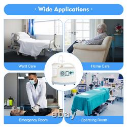 Portable Medical Vacuum Aspirator Machine Emergency Dental Phlegm Suction Unit