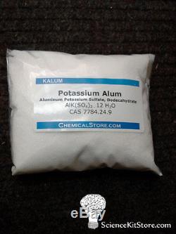 Potassium Alum 500 Grams (used in crystal growth) Free Priority Shipping