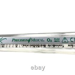 Precision Medical Model 8MFA Oxygen Flowmeter with Male Attachment