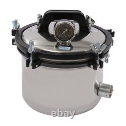 Professional 8L Steam Autoclave Sterilizer for Lab Equipment Culture Medium NEW
