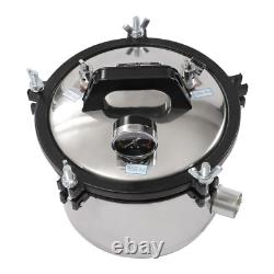 Professional 8L Steam Autoclave Sterilizer for Lab Equipment Culture Medium NEW