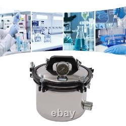 Professional 8L Steam Autoclave Sterilizer for Lab Equipment Culture Medium NEW