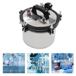 Professional 8L Steam Autoclave Sterilizer for Lab Equipment Culture Medium NEW