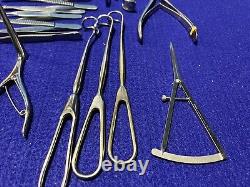 Professional Set of ENT Instruments in Steris Sterilization Case