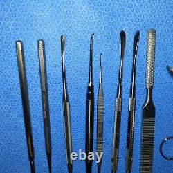 Professional Surgical 10 Piece Orthopedic Small Tendon Tray Storz, Codman, Jarit