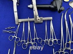 Professional set of Cardiovascular Surgical Instruments with Genesis Tray & Case
