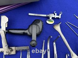 Professional set of Cardiovascular Surgical Instruments with Genesis Tray & Case