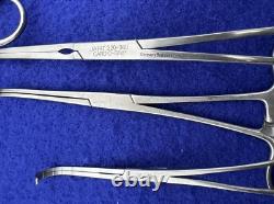 Professional set of Cardiovascular Surgical Instruments with Genesis Tray & Case