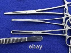 Professional set of Cardiovascular Surgical Instruments with Genesis Tray & Case