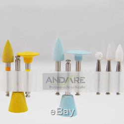 RA 0409 Enamel and Porcelain Tooth Polishing Kits Used for Low-Speed 9 Pcs
