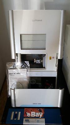 ROLAND DWX-4W Dental Milling Machine, Equipment bought NEW AUGUST 2017