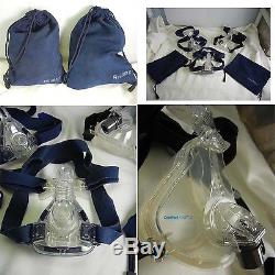 ResMed CPAP with everything MACHINE, BOOKLETS, 3 MASK. And Travel Bag