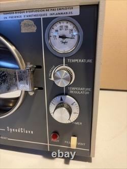 Ritter Speedclave Steam Sterilizer Model 7 With Two Trays Tested