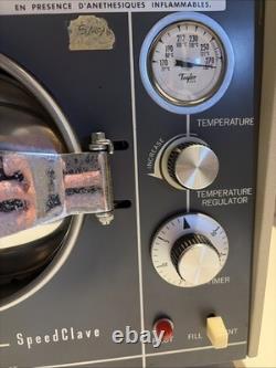 Ritter Speedclave Steam Sterilizer Model 7 With Two Trays Tested