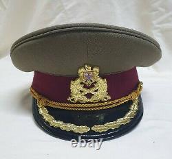 Romania army military equipment Officer medical service beautiful visor hat