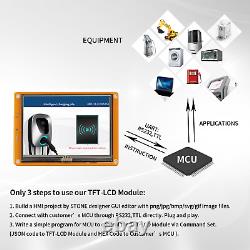 STONE 5 High Brightness HMI Tft Lcd Control Display for Equipment Use