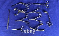 Set of 10 JARIT Ear Nose and Throat Professional Medical Instruments